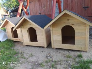 Budy dla piesków różne wymiary ocieplane kryte gątami