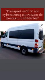 Przewóz osób busem w noc sylwestrową ( 8 osób)