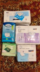 Sprzedam papersy, podkłady chłonne, pieluchomajtki