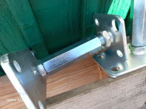 Regulowane wsporniki slupka 2szr