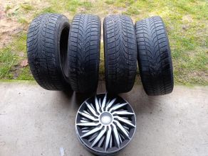 Koła z oponami wielosezonowymi 205x60x16+kołpaki
