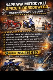 Serwis , Mechanik Motocyklowy , naprawa pił, kos...