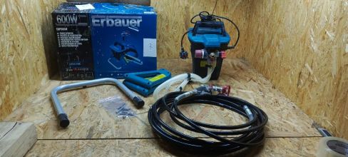 Agregat malarski erbauer - zaciąg bezpośrednio z wiadra.