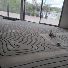 Frezowanie w betonie pod ogrzewanie podłogowe