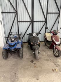 Sprzedam Dwa skutery + quad