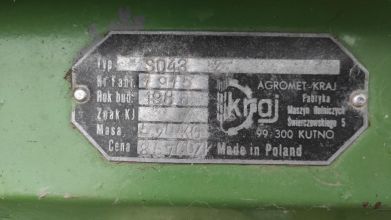 Agregat uprawowo siewny poznaniak 2,7m