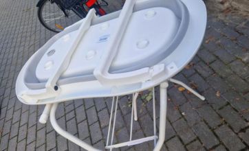 Wanienka składana ze stojakiem