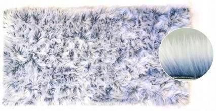 Dywan puchowy niebieski ombre 160 cm x 120 cm