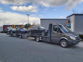 Transport samochodów osobowych i dostawczych itp.