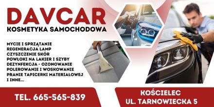 DAVCAR KOŚCIELEC - Kosmetyka Samochodowa