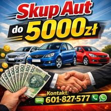 Skup samochodów do 5000zł