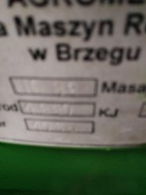 sprzedam rozsiewacz unia brzeg