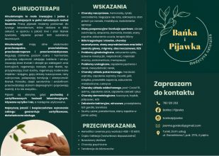 Pijawki lekarskie, akupunktura, bańki ogniowe, moksa