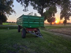 Przyczepa Bruns 8 ton, rolnicza 5x210 niemiecka...