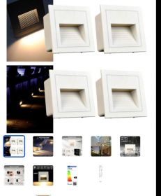 Punktowe oświetlenie 4szt