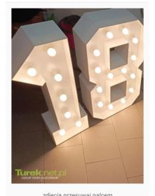 Wynajmę napis 18 led
