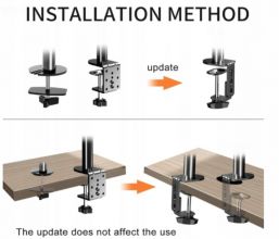 Uchwyt monitora podwójny SUPTEK Nowy MD9442