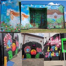 Animacje na ścianie, Graffiti, Malowanie na zlecenie