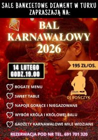 Bal karnawałowo-walentynkowy w Salach Diament