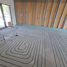 Frezowanie w betonie pod ogrzewanie podłogowe