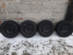 Opony zimowe 195/65 R15 z felgami 5×112