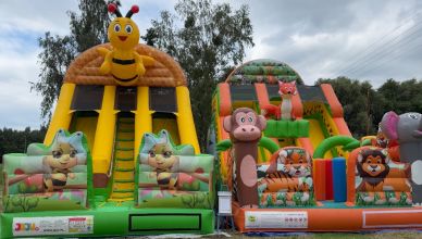 Wynajmę dmuchane zjeżdżalnie dmuchańce dla dzieci