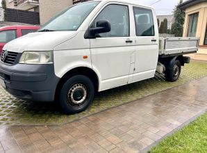 VW Transporter dobel kabina brygadówka skrzynia