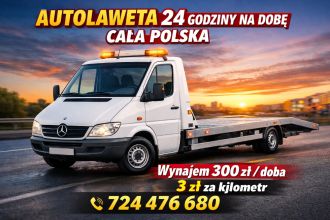 Autolaweta , najazd 5m Sprinter wynajem