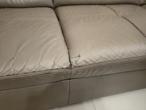 Sprzedam Narożnik skórzany z opcją spania