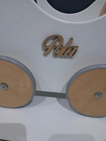 Wózek drewniany -zabawka