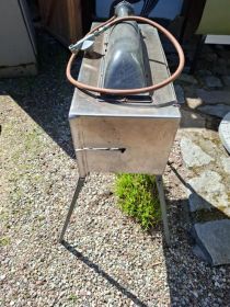 Grill gazowy z blachy nierdzewnej