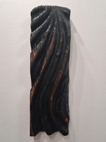 Płaskorzeźba z drewna