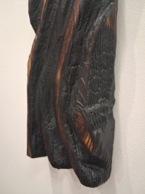 Płaskorzeźba z drewna