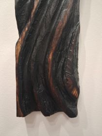 Płaskorzeźba z drewna