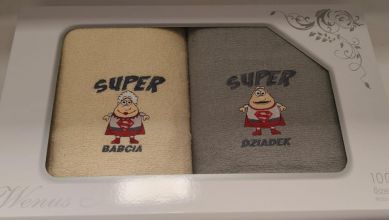 Ręczniki haftowane z motywami 