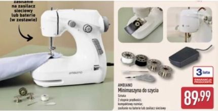Mini maszyna do szycia Ambiano