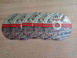 Tarcze do cięcia metalu stali 125x1,0x22mm