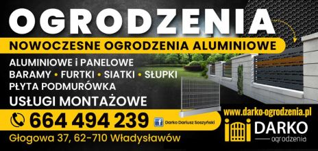 Ogrodzenia ALUMINIOWE i Panelowe,Siatki,Bramy,Furtki,...