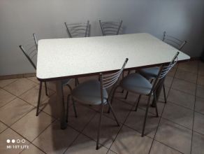 Zestaw Stół + 6 krzeseł