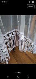 Firana uszyta na taśmie karnisz 180-200