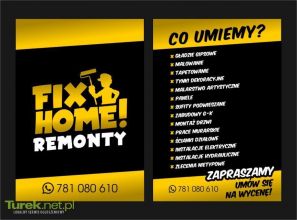 Usługi remontowe i wykończeniowe