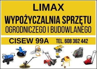 Wypożyczalnia sprzętu ogrodniczo – budowlanego Cisew 99A