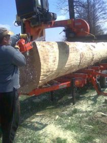 Tartak Spalinowy Objazdowy Przejezdny