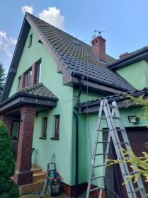 Mycie odgrzybianie dachów elewacji kostki