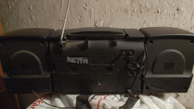 Adapter, radiomagnetofon plus kasety