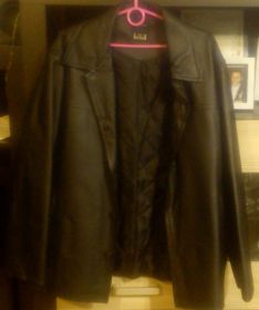 Kurtka skórzana XXL męska czarna