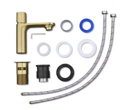 Bateria umywalkowa LIVARNO ZŁOTY. Nowa