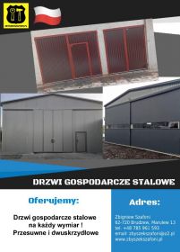 Wykonawca drzwi gospodarczych stalowych typowe i na wymiar