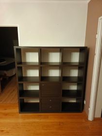 Zestaw mebli BRW Kaspian komoda biblioteczka i szafka nocna