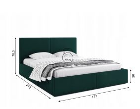 Nowe łóżko 160x200 z materacem